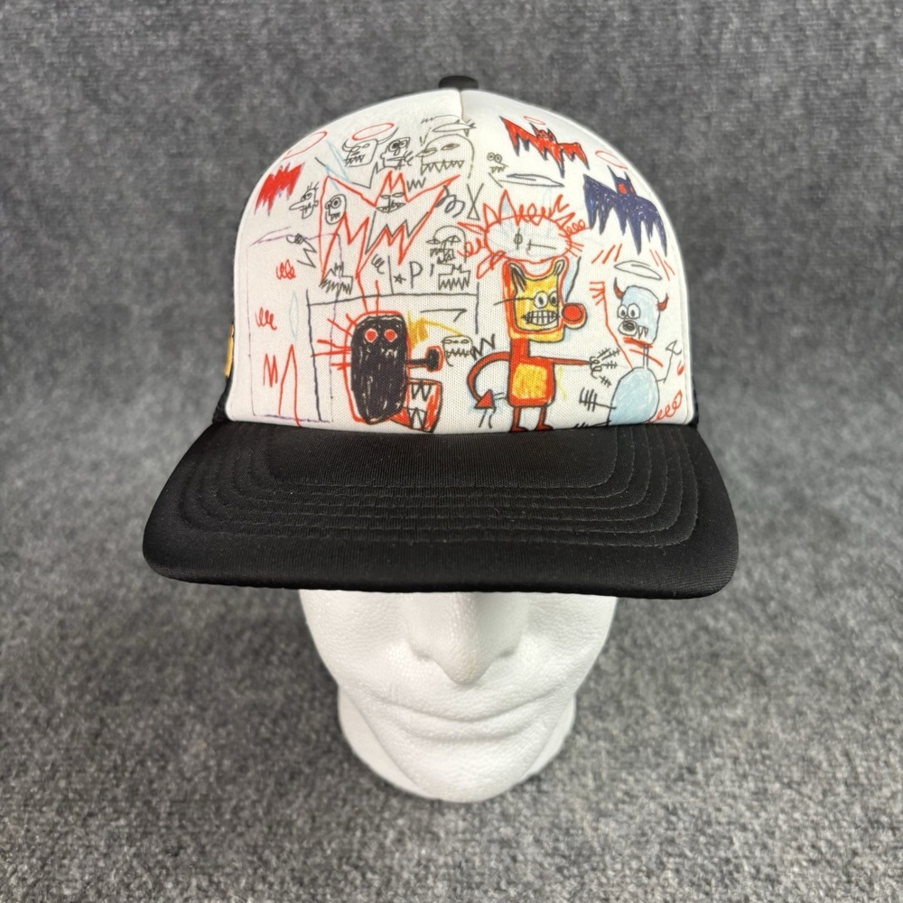 Rare Jean-Michel Basquiat Print Trucker Hat X Shoe Palace 1983 Batman